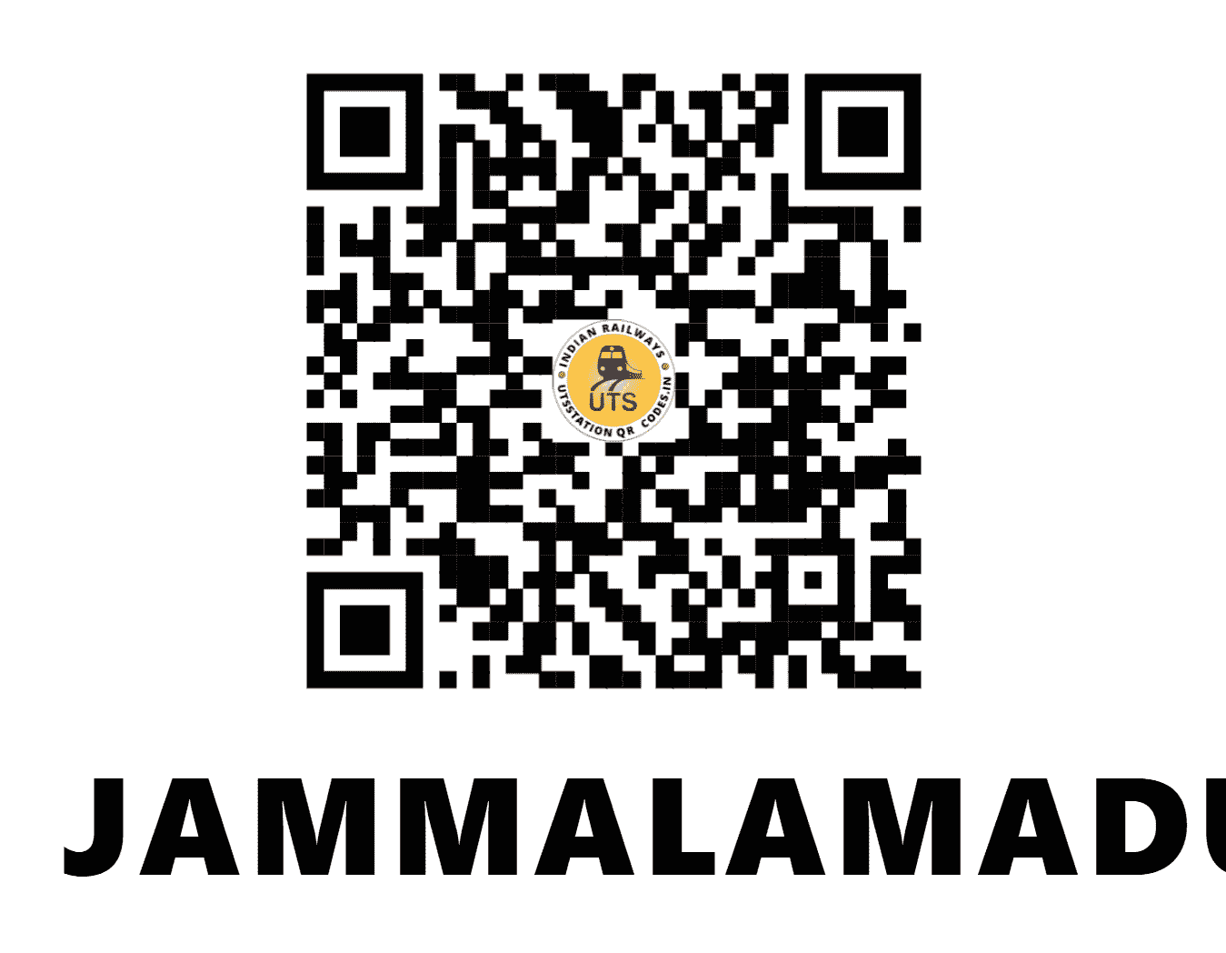 UTS QR Code for JAMMALAMADUGU - JMDG (SC - ANDHRA PRADESH)